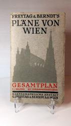 Freytag & Berndt's Pläne von Wien; Gesamtplan 1:25.000 - Mit Strassenverzeichnis