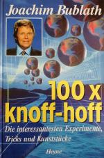 Joachim Bublath: Hundert mal knoff-hoff