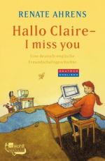 Hallo Claire - I miss you: Eine deutsch-englische Freundschaftsgeschichte (Marie & Claire, Band 1)