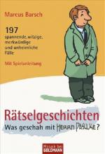 Barsch Marcus: Rätselgeschichten - Was g