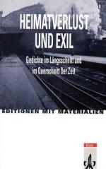 Heimatverlust und Exil: Gedichte im Längsschnitt und im Querschnitt der Zeit. Mit Materialien (Editionen für den Literaturunterricht)