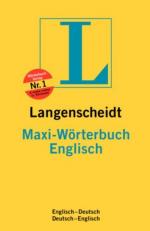 Langenscheidt Maxi Wörterbuch Englisch