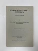 Monumenta Germaniae Historica. Necrologia Germaniae.  Dioeceses Brixinensis, Frisingensis, Ratisbonensis. Mittelhochdeutsch (ca. 1050-1500).