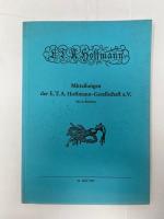 Hoffmann, E. T. A. 36. Heft 1990 - E.T.A Hoffmann, E. T. A. 36. Heft 1990 - E.T.A