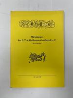 Hoffmann, E. T. A. 35. Heft 1989 - E.T.A Hoffmann, E. T. A. 35. Heft 1989 - E.T.A