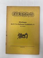 Hoffmann, E. T. A. 16. Heft 1970 - E.T.A Hoffmann, E. T. A. 16. Heft 1970 - E.T.A