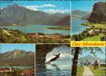 Der Mondsee – Mondsee mit Schafberg und Hoher Dachstein, Scharfling mit Totem...