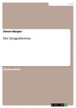 Simon Bürgler: Der Zeugenbeweis | Simon 