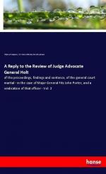 A Reply to the Review of Judge Advocate General Holt | Library Of Congress (u. a.) | Taschenbuch | Paperback | 92 S. | Englisch | 2018 | hansebooks | EAN 9783337518967