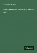 The soul here and hereafter: a Biblical study | Charles Marsh Mead | Taschenbuch | Paperback | Englisch | 2024 | Antigonos Verlag | EAN 9783386691239