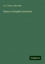 Taine, H. A.: History of English Literat