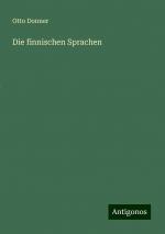 Die finnischen Sprachen | Otto Donner | Taschenbuch | Paperback | Deutsch | 2024 | Antigonos Verlag | EAN 9783386155106