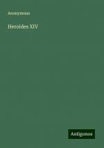 Heroides XIV | Anonymous | Taschenbuch | Paperback | Englisch | 2024 | Antigonos Verlag | EAN 9783388231389