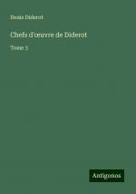 Chefs d'¿uvre de Diderot | Tome 3 | Denis Diderot | Taschenbuch | Paperback | Französisch | 2024 | Antigonos Verlag | EAN 9783388125862