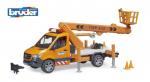 bruder 02679 MB Sprinter Arbeitsbuehne mit Light + Sound Modul