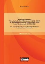 Sascha Teubner: Das Foerderinstrument W Sascha Teubner: Das Foerderinstrument W