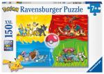 Ravensburger Kinderpuzzle 10035 - Pokémon Typen - 150 Teile XXL Pokémon Puzzle fuer Kinder ab 7 Jahren