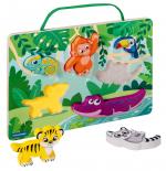 Play+ Magnetisches Holz-Fuehl-Puzzle: Ds