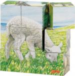 Goki 57607 - Wuerfelpuzzle Bauernhoftiere