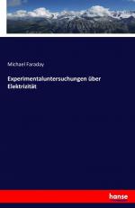 Experimentaluntersuchungen ueber Elektrizitaet