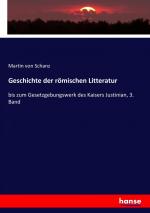 Schanz, Martin von: Geschichte der roemi