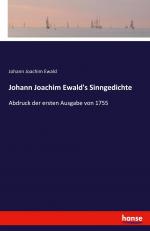 Johann Joachim Ewald s Sinngedichte