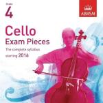 Cello Exam Pieces 2016+ - Grade 4 (CD)
