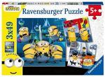 Children s puzzle 3x49 Teile - Minions - Witzige Minions