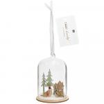 Glashaube Winterlandschaft Zum Haengen