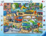 Kinderpuzzle 24 Teile - Auf der Baustell