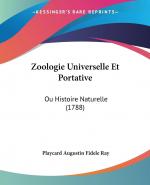 Zoologie Universelle Et Portative