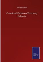 Occasional Papers on Veterinary Subjects