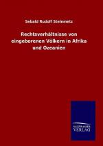 Rechtsverhaeltnisse von eingeborenen Voelkern in Afrika und Ozeanien