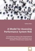 A Model for Assessing Performance System Risk