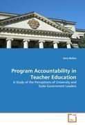 Program Accountability in Teacher Education