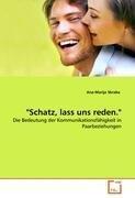 Schatz, lass uns reden.