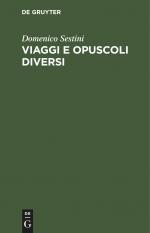 Viaggi e opuscoli diversi