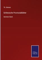 Schlesische Provinzialblaetter