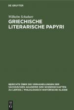 Griechische literarische Papyri