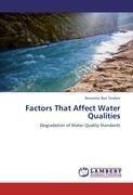 Factors That Affect Water Qualities