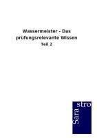 Wassermeister - Das pruefungsrelevante Wissen. Tl.2