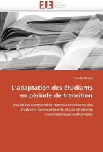 Camille Brisset: L adaptation des étudia Camille Brisset: L adaptation des étudia