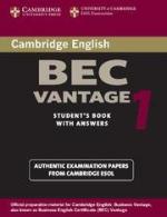 Cambridge Bec Vantage 1: Practice Tests from the University of Cambridge Local Examinations Syndicate