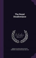 Andrews, Charles Mclean: The Royal Disal