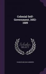 Andrews, Charles Mclean: Colonial Self-G