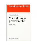 Friedhelm Hufen: Verwaltungsprozessrecht