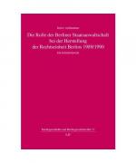 Die Rolle der Berliner Staatsanwaltschaft bei der Herstellung der Rechtseinheit Berlins 1989/1990