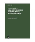 Bibliographie der geheimen DDR-Dissertat