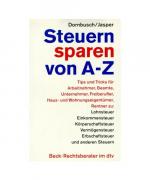 Steuern sparen von A-Z