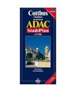 ADAC Stadtplan Cottbus ( Chosebuz) 1 : 1